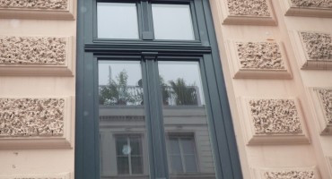 Holzfenster im Denkmalschutzbereich gefertigt nach Vorgabe des Denkmalamtes Hamburg